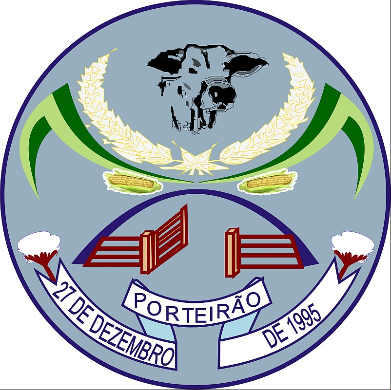 Brasão da cidade de Porteirao - GO