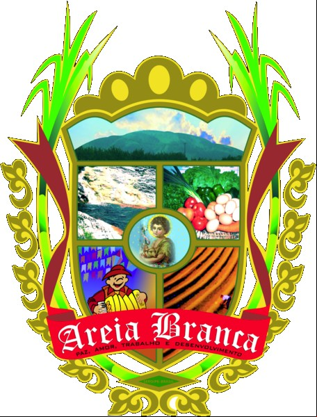 Brasão da cidade de Areia Branca - SE